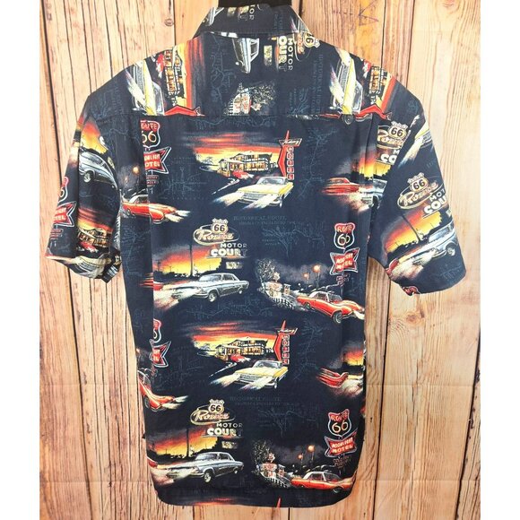Magellan Sportswear Vintage Route 66 Men's Shirt Medium - Picture 2 of 6